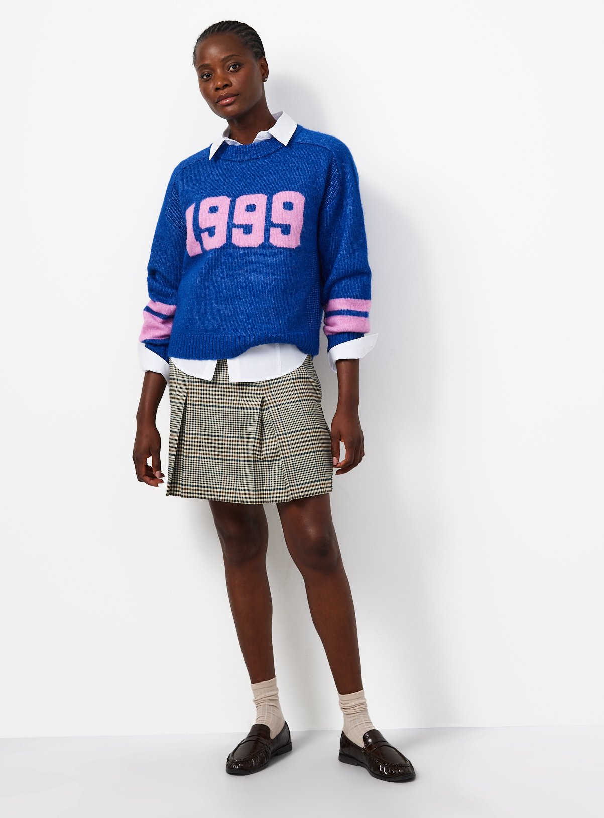 Blue 1999 Slogan Jumper S - Image 2 thumbnail